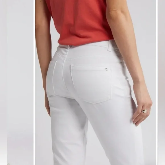 Wit & Wisdom ‘Ab'Solution Raw Hem High Waist Crop Slim Jeans. - Picture 5 of 15
